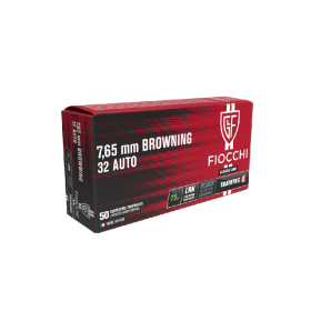 FIOCCHI AMMO 7.65 BROWNING/.32 ACP 60 GRAIN 50ROUNDS