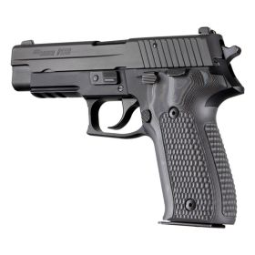 Hogue Sig Sauer P226 DA SA Piranha G10 G-Mascus Black Grey