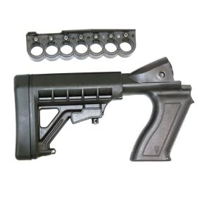 Pro Mag Archangel Adjustable Buttstock Mossberg 500 with Shell Carrier