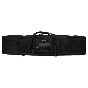 GPS Outdoors 55in Double Rifle Case Black