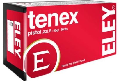 ELEY TENEX PISTOL 22LR 40GRAIN 50ROUNDS