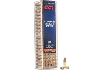 CCI .22 LR STANDARD 1070FPS 40GRAIN 100ROUNDS