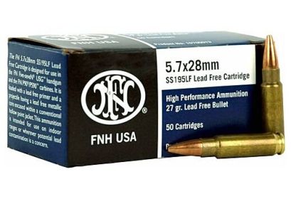 FN 5.7X28MM LEAD FREE SS195LF 27 GRAIN 50ROUNDS