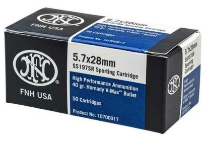 FN 5.7X28MM 40GR.V-MAX SS197SR 50ROUNDS