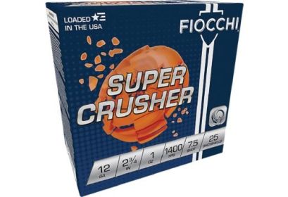 FIOCCHI 12GAUGE  2.75" 1OZ. CASE LT