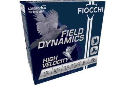 FIOCCHI 12 GAUGE 2.75" 1330FPS #9 25ROUNDS