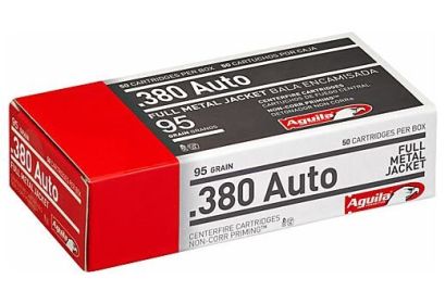 AGUILA .380 ACP 95GRAIN FMJ-RN 50ROUNDS