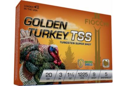 FIOCCHI GOLDEN TURKEY TSS 20 GAUGE  3"  5 ROUNDS