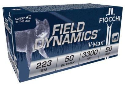 FIOCCHI .223 REM 50GRAIN V-MAX  50ROUNDS