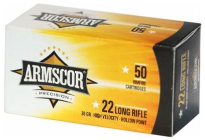 ARMSCOR .22 LR HIGH-VEL 36GRAIN 50ROUNDS