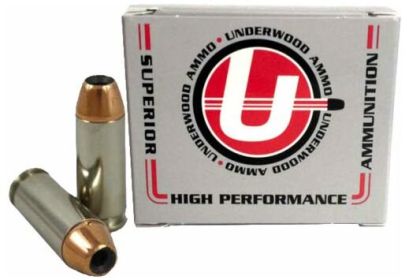 UNDERWOOD 10MM AUTO 135GRAIN JHP  20ROUNDS