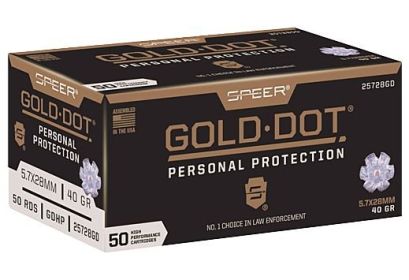 SPEER GOLD DOT 5.7X28mm 40GRAIN  50ROUNDS