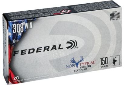 FEDERAL NON TYPICAL .308 WINCHESTER(7.62X51 NATO) 150GRAIN 20ROUNDS