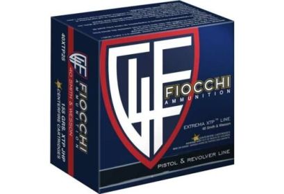 FIOCCHI .40 S&W 155GRAIN XTP-HP 25ROUNDS