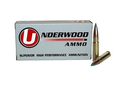 UNDERWOOD .300 AAC BLACKOUT 125 GRAIN  BT  20 ROUNDS