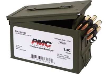 PMC 50 BMG WITH AMMO CAN  660 GRAIN
