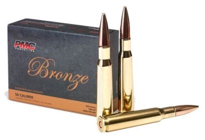 PMC .50 BMG 660 GRAIN  FMJ-BT 10 ROUNDS