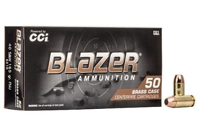 CCI .40 S&W 165GRAIN FMJ BLAZER 50ROUNDS