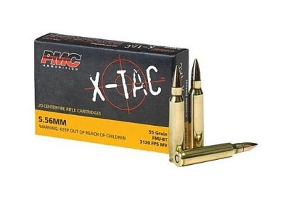 PMC  5.56 NATO 55GRAIN FMJ 20ROUNDS