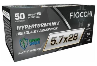 FIOCCHI 5.7X28MM 35 GRAIN JACKET  50 ROUNDS