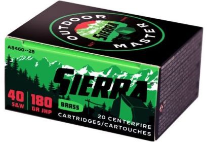 SIERRA  OUTDOOR MASTER .40 S&W 180GRAIN 20ROUNDS