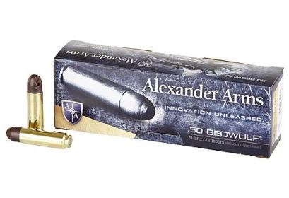 ALEXANDER .50 BEOWULF 200GRAIN 20ROUNDS