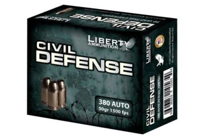 LIBERTY CIVIL DEFENSE .380 ACP 50 GRAIN  20 ROUNDS