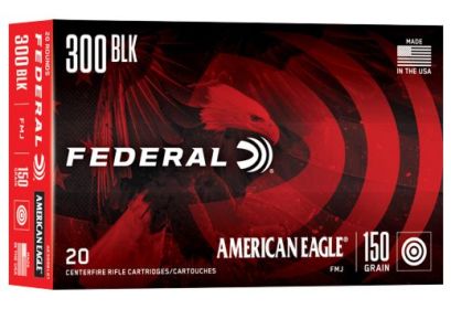 FEDERAL AE .300 AAC BLACKOUT FMJ BT 150GRAIN 20ROUNDS