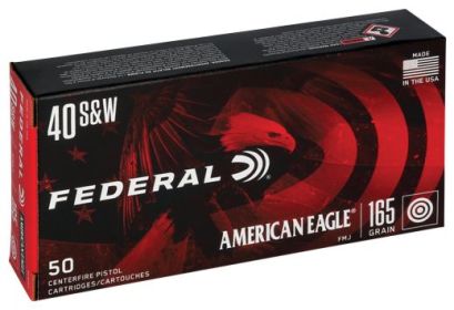 FEDERAL AE .40 S&W 165GRAIN FMJ-TC 50ROUNDS