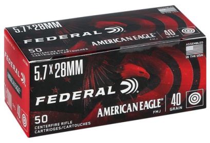 FEDERAL AE 5.7X28MM 50 ROUNDS 40 GRAIN