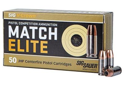 SIG 9MM LUGER 147 GRAIN  ELITE 50 ROUNDS