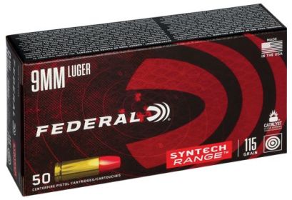 FEDERAL AE 9MM LUGER 115GRAIN TSJ  50ROUNDS