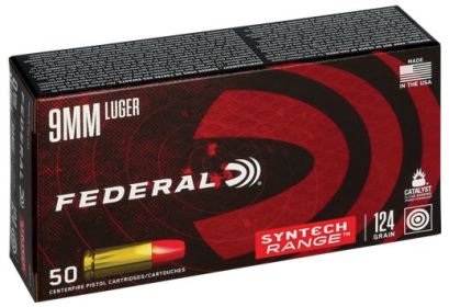 FEDERAL AE 9MM LUGER 124GRAIN TSJ 50ROUNDS SYNTHETIC JACKET