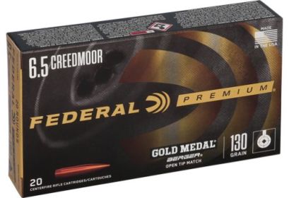 FEDERAL GOLD MEDAL 6.5 CREEDMOOR 130GRAIN 20ROUNDS