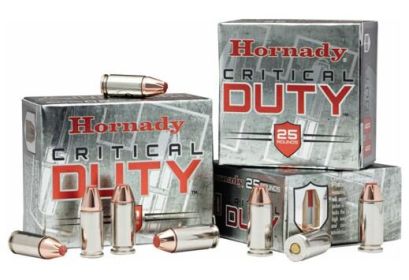 HORNADY CRITICAL DUTY 9MM LUGER 125GRAIN 25ROUNDS