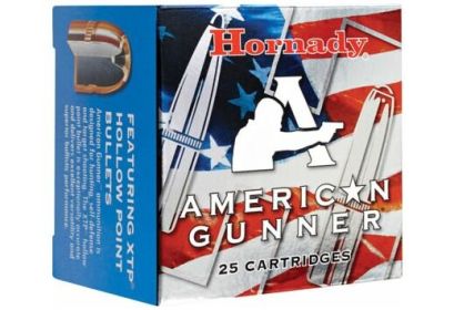 HORNADY AMERICAN GUNNER 9MM LUGER 115GRAIN 25ROUNDS