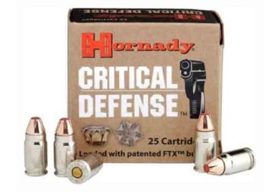 HORNADY CRITICAL DEFENSE .40S&W 165GRAIN 20ROUNDS