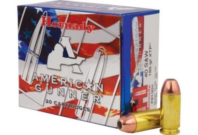 HORNADY AMERICAN GUNNER .40 S&W 180GRAIN 20ROUNDS