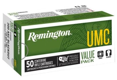 REMINGTON UMC .300 AAC BLACKOUT 150GRAIN  FMJ 50ROUNDS