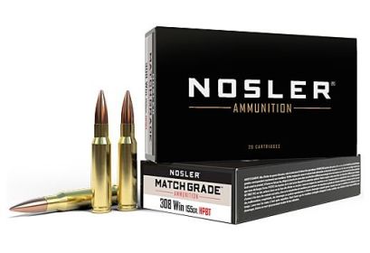 NOSLER MATCH .308 WIN  155 GRAIN 20 ROUNDS