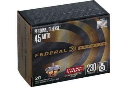 FEDERAL PREMIUM  .45 ACP  230GRAIN  20ROUNDS