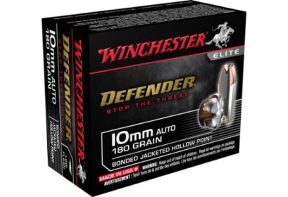 WINCHESTER DEFENDER 10MM AUTO 20 ROUNDS 180 GRAIN