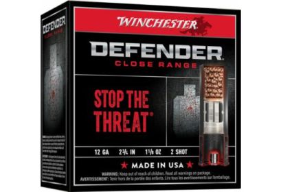 WINCHESTER DEFENDER 12GAUGE  2.75"  #2  25 ROUNDS