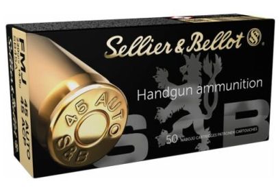 S&B .45  ACP 230GRAIN  FMJ-RN  50ROUNDS