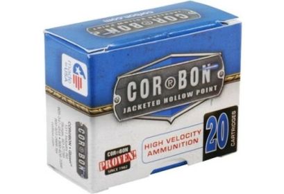 COR-BON 9MM LUGER+P 125GRAIN JHP  20ROUNDS