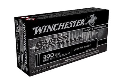 WINCHESTER SUPPRESSED .300 AAC BLACKOUT 200GRAIN 20ROUNDS