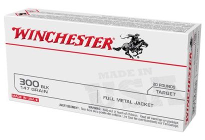 WINCHESTER USA .300 AAC BLACKOUT 140GRAIN 20ROUNDS