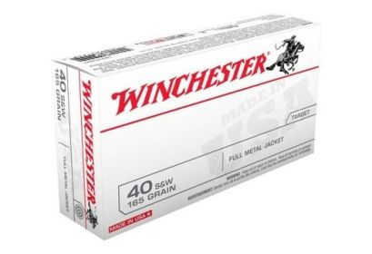 WINCHESTER USA .40 S&W 165GRAIN FMJ 50ROUNDS