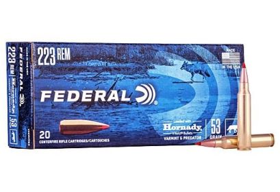 FEDERAL .223 REMINGTON 53GRAIN 20ROUNDS