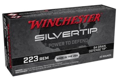 WINCHESTER SILVERTIP .223 REMINGTON 64GRAIN  20 ROUNDS